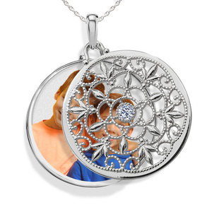 Swivel Round Photo Locket